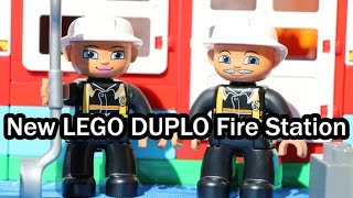 LEGO DUPLO New Fire Station Set 10593  FeuerwehrHauptquartier [upl. by Nahtanhoj526]