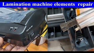 how to repair lamination machine elements how to change lamination machine element [upl. by Anallise346]