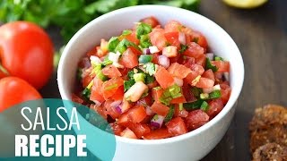 How to Make Salsa  Easy Homemade Salsa Recipe [upl. by Neerbas395]