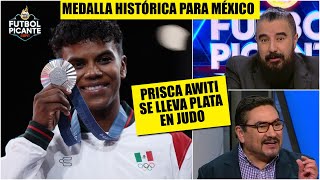 HISTÓRICO Prisca Awiti consigue MEDALLA DE PLATA en JUDO para MÉXICO en Juegos Olímpicos [upl. by Eseret]