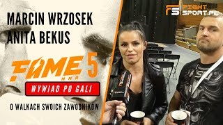 Eksportowa para polskiego MMA Anita Bekus amp Marcin Wrzosek o występie Eweliny EWELONY Kubiak [upl. by Lennahs]