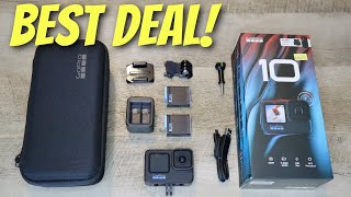 GoPro Hero 10 Black Costco Bundle  Unbox and Review [upl. by Ajiak]