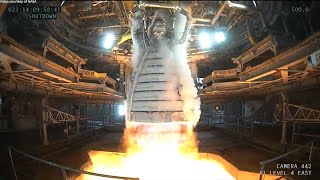 SLS RS25 Engine Test 23 January 2024 [upl. by Griselda438]