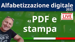 42 Come creare file PDF Alfabetizzazione Digitale 2025 con Daniele Castelletti  AssMaggiolina [upl. by Enad]