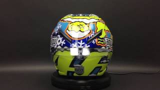 AGV Pista GP Rossi Snowman Winter Test 2016 Helmet 360° View [upl. by Alletneuq793]