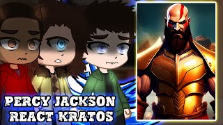 Percy Jackson React Kratos Gacha react [upl. by Necaj53]