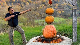 Cooking a Delicious Dish in A Pumpkin from the Garden The Whole Village Is Delighted [upl. by Redwine55]