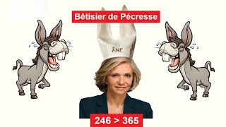 Bêtisier de Pécresse  246 plus grand que 365 [upl. by Swagerty]