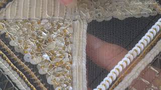 Luneville Embroidery Tutorial Advanced Module 1 Lesson 13 [upl. by Nizam]