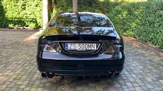 Mercedes CLS 500 AMG V8 Sound C219 Xpipe BRUTAL COLD START [upl. by Yderf]