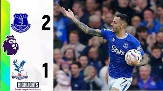 Everton vs Crystal Palace 21 Highlights  Premier League 2024 [upl. by Sirrap]