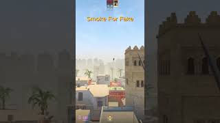 Smoke For Fake On Mirage In CS2 cs2 shorts [upl. by Smiley]