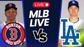 🔴BOSTON RED SOX VS ANGELES DODGERS l MLB EN VIVO [upl. by Politi995]