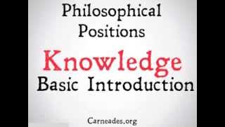 Epistemology 5 Minute Philosophical Positions [upl. by Clotilda]