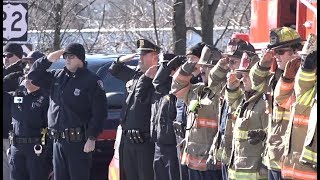 Deputy US Marshal Christopher Hill Motorcade Procession 12518 [upl. by Tiernan452]