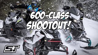 2024 600Class Trail Sled Shootout MXZ XRS vs INDY XCR vs CATALYST [upl. by Leitman]