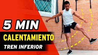 🦵CALENTAMIENTO DE PIERNAS ⏱5 MINUTOS  Tren Inferior [upl. by Nevart]