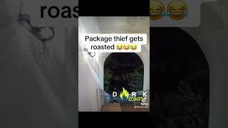 Package thief gets caught… and then this happens 😂 [upl. by Atilahs579]