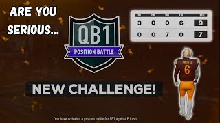 I GOT BENCHED FOR WINNING EA Sports College Football 25 [upl. by Hillegass]