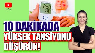 10 DAKİKA YÜKSEK TANSİYONU DÜŞÜRÜN yüksektansiyon aktifizyo tansiyonhastalığı [upl. by Uke896]