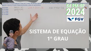 Sd PM  SP 2024 FGV Questão 23 [upl. by Reeta]