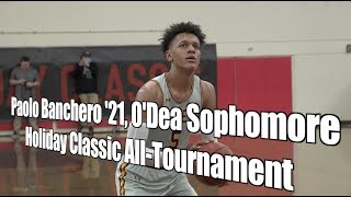 Paolo Banchero 21 ODea Sophomore at Torrey Pines Holiday Classic [upl. by Nerrej]