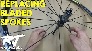 Replacing Bladed Spoke On Bicycle Wheel [upl. by Waverley]