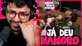 ENCONTREI MEU NAMORADO NO GTA RP 🥰❤  GTA RP  Samira Close [upl. by Robbert203]