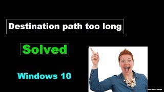 How To Fix Destination Path Too Long Windows 10 [upl. by Naresh]