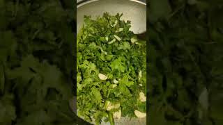 Dhania chutney recipe shortsfeed villagelife youtubeshorts [upl. by Vanda935]