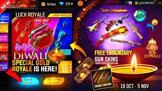 Diwali Special Free Legendary Gun Skin 🪔🤯 Diwali Ring Event  Free Fire New Event  Ff New Event [upl. by Phiona]