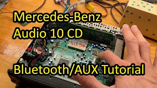 MercedesBenz Audio 10 CD MF2910  Bluetooth  AUX Tutorial amp Thoughts [upl. by Eeldivad]