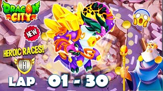 Dragon City High Seismic Dragon  Heroic Race LAP 1  30 COMPLETED 😱 [upl. by Nash]