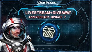 War Planet Online  Update 7 Livestream [upl. by Haman]