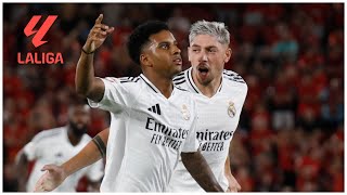 REAL MADRID se pone arriba 10 ante MALLORCA con GOLAZO de RODRYGO  La Liga [upl. by Ycnaffit]