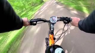 80cc Motorized Bicycle Ride GoPro 3 HD [upl. by Barbie]