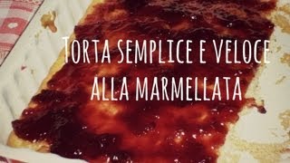 Torta semplice e veloce alla marmellata di ciliegie 8 [upl. by Ano]