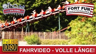 MarienkäferAchterbahn im Fort Fun Abenteuerland  POV OnRide FULL HD [upl. by Senzer]