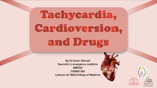 Tachycardia  Crdioversion  and Drugs [upl. by Airdnna584]