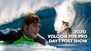 Volcom Pipe Pro 2020 Day 1 Post Show  Red Bull Surfing [upl. by Lyrem]