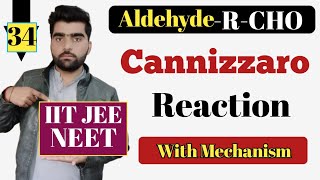 L34 Cannizzaro Reaction  With easy trick amp Mechanism  JEE NEET AIIMS PhysicsWallah [upl. by Erihppas969]