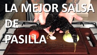 Así se Hace la Famosa Salsa de Chile Pasilla [upl. by Tumer196]