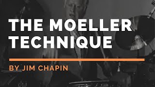 MOELLER TECHNIQUE EXPLAINED Jim Chapin demonstrates and explains the Moeller Technique for drummers [upl. by Lliw599]