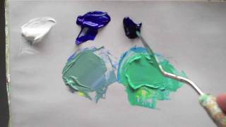 Colour mixing basics  Acrylic Colour Bias [upl. by Anyrtak920]