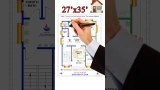 A Complete Floor Plan with Measurements home shorts building shortvideo [upl. by Elik306]