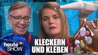 Lebkuchenhaus selbst basteln – mit Hazel Brugger und Dietmar Bartsch  heuteshow [upl. by Celle485]