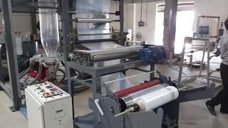 LDPELLDPE Monolayer Blown Film Extrusion Machine [upl. by Eikin98]