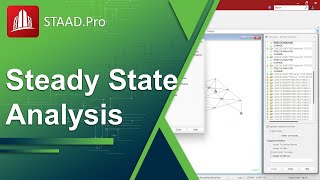 Steady State Analysis in STAADPro [upl. by Kenweigh]