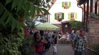 So feiert die Pfalz Weinfest Gleiszellen Pfalz Germany 692013 Abrissclip 1 [upl. by Tnilk]