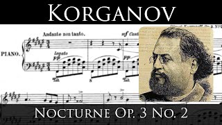 Genary Korganov  Nocturne Op 3 No 2 Sheet music [upl. by Luap952]